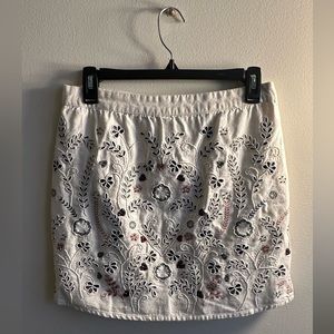 Embellished Mini Skirt